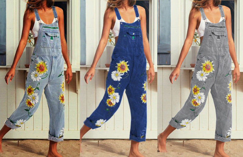 Printing hot sale new overalls