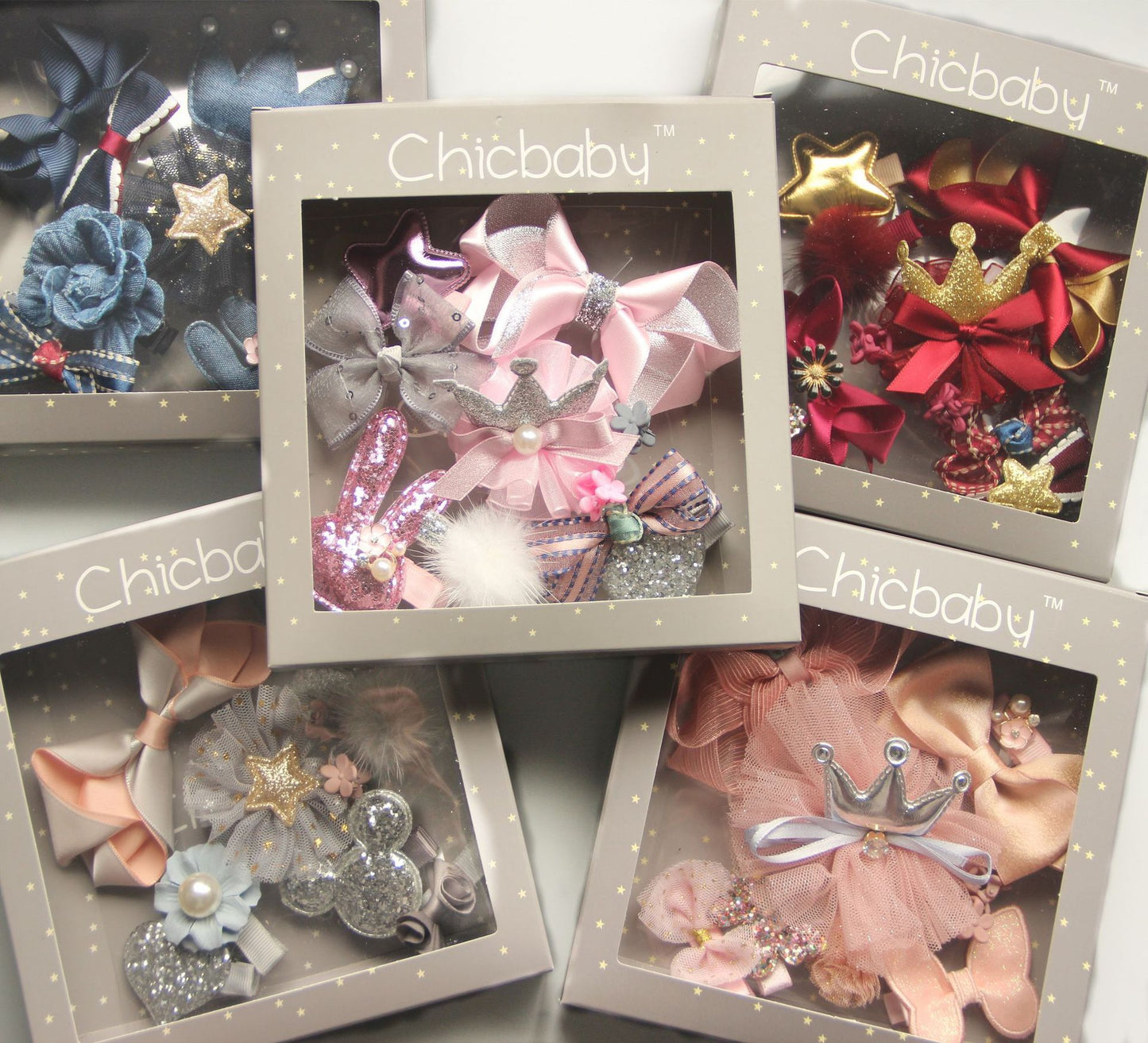 Baby headwear set gift box