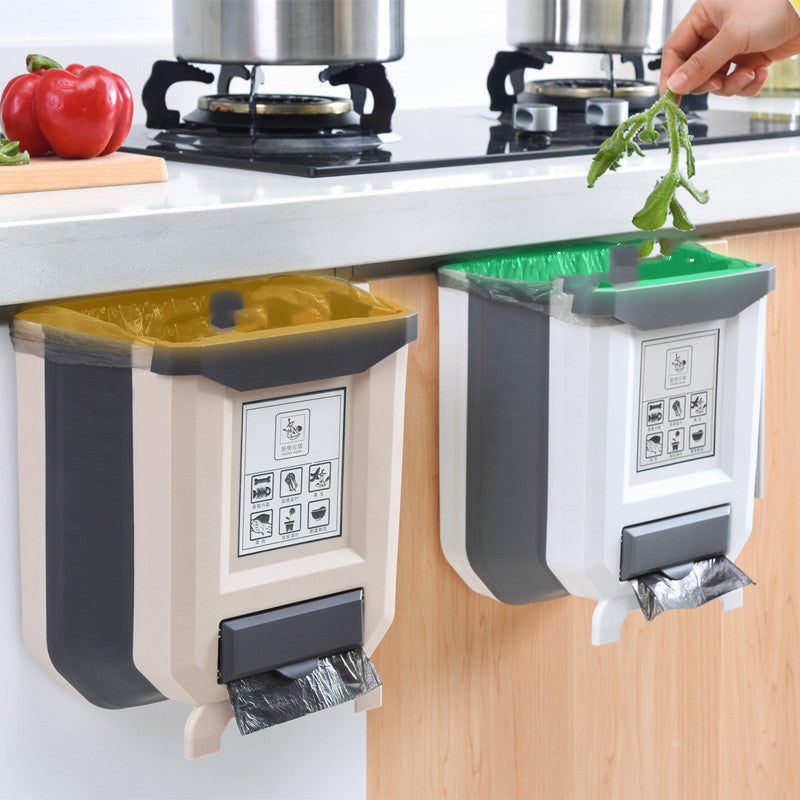 Kitchen Folding Wall Mounted Trash Can AuraRitmo