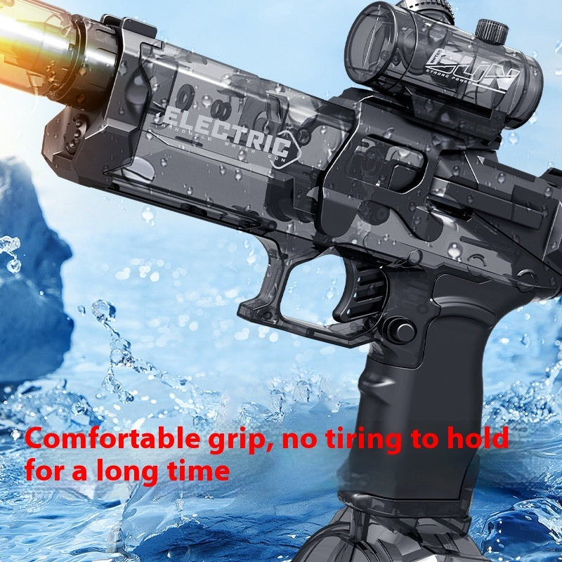 Fire Rat Electric Water Pistol Cool Light Full Automatic Water Spray Gun Summer Toy Sports Entertainment Children Gifts