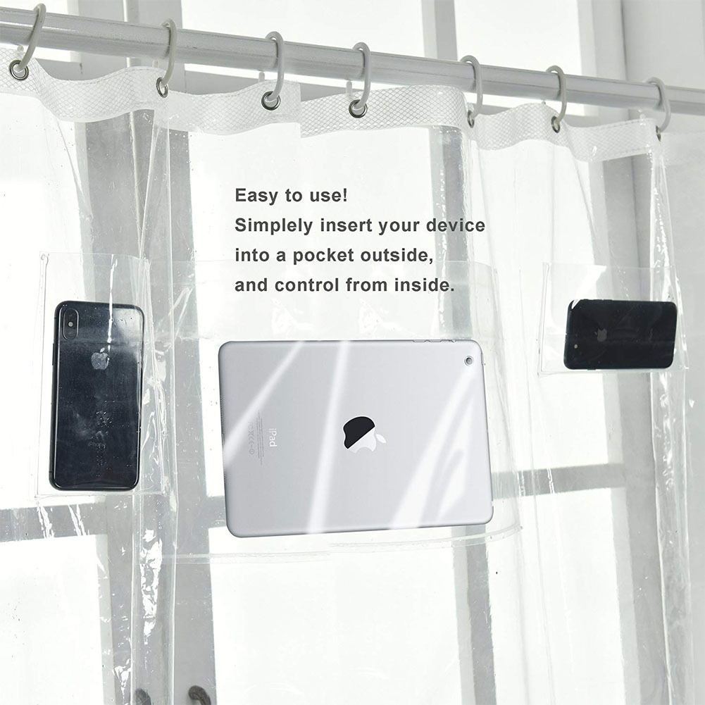 Thicker shower curtain