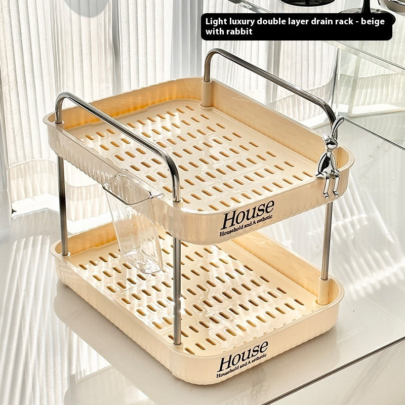 Kitchen Durable Large Capacity Storage Drain Rack
