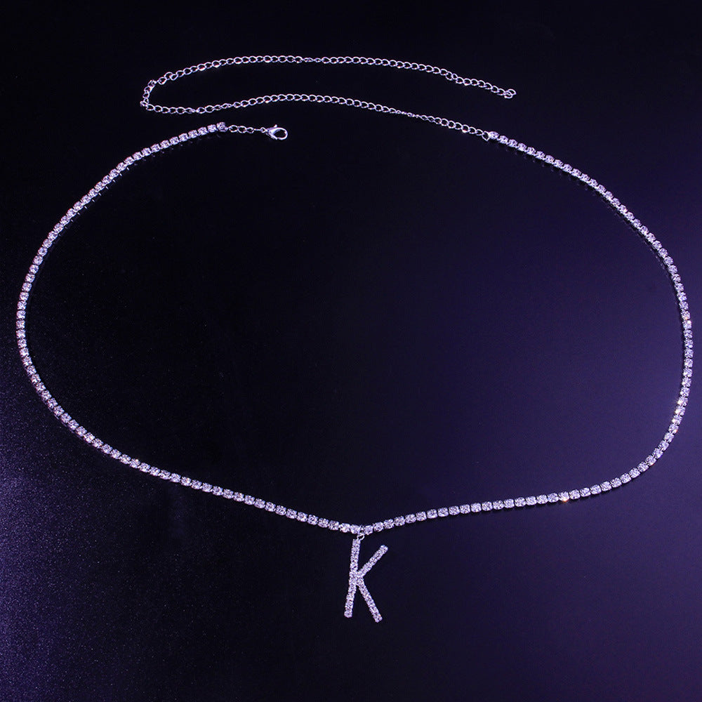 Women's Nightclub Shiny Rhinestone Waist Chain
