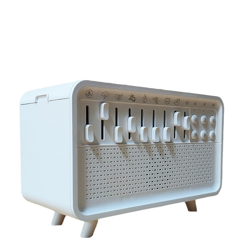 3 In 1 Bluetooth Speaker, White Noise Sleep Night Light, Humidifier All-in-one Machine, Free Combination of 8 Group Nature Sounds.