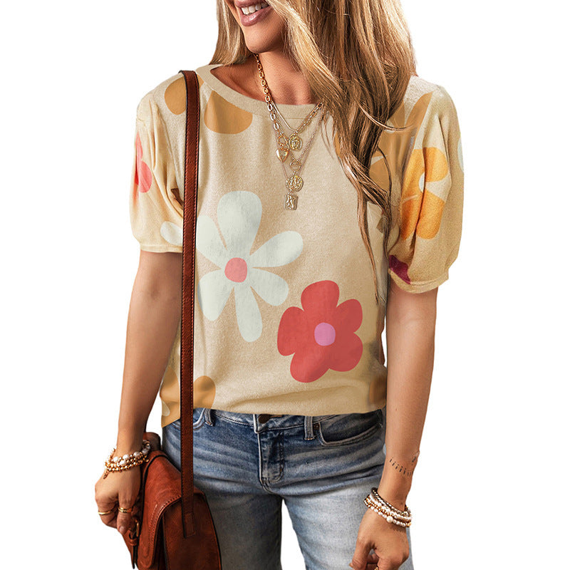 New Multi-color Round Neck Pullover For Women