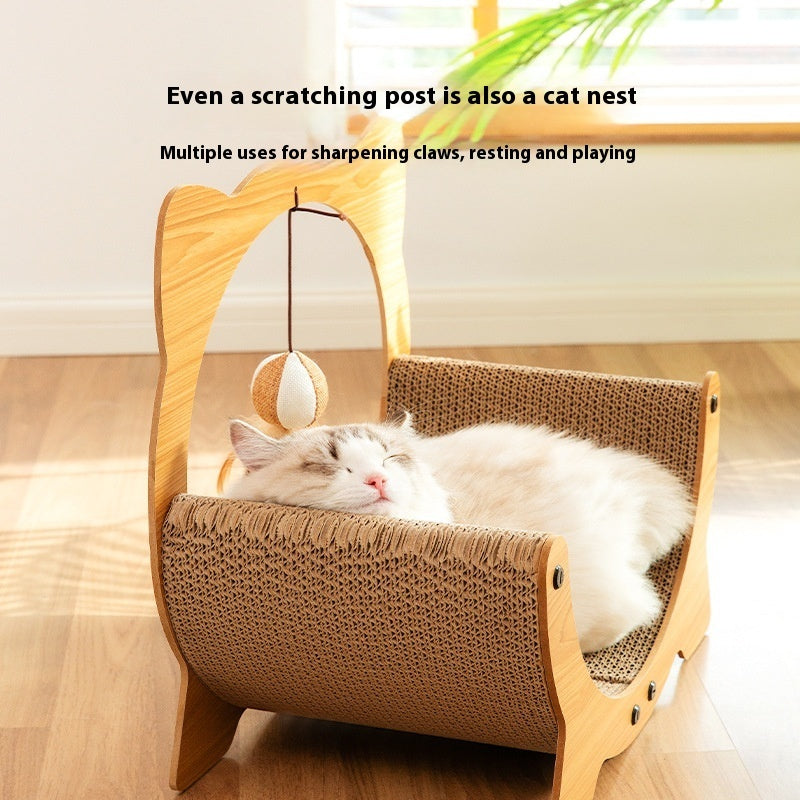 Durable And Comfortable Cat Scratch Board That Does Not Shed Debris