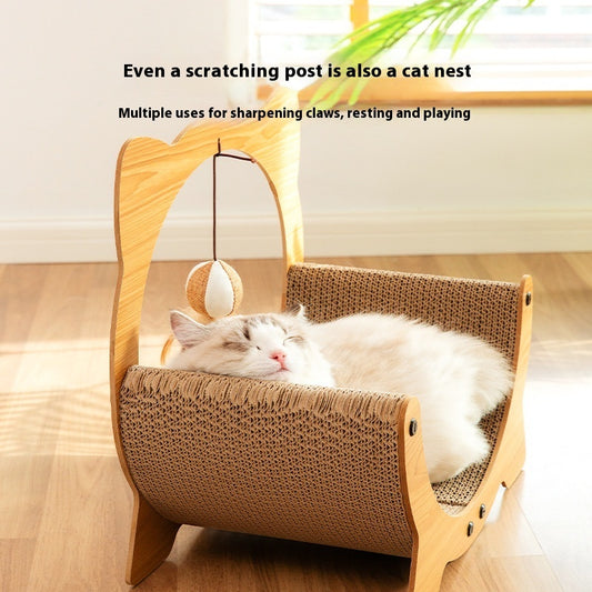 Durable And Comfortable Cat Scratch Board That Does Not Shed Debris