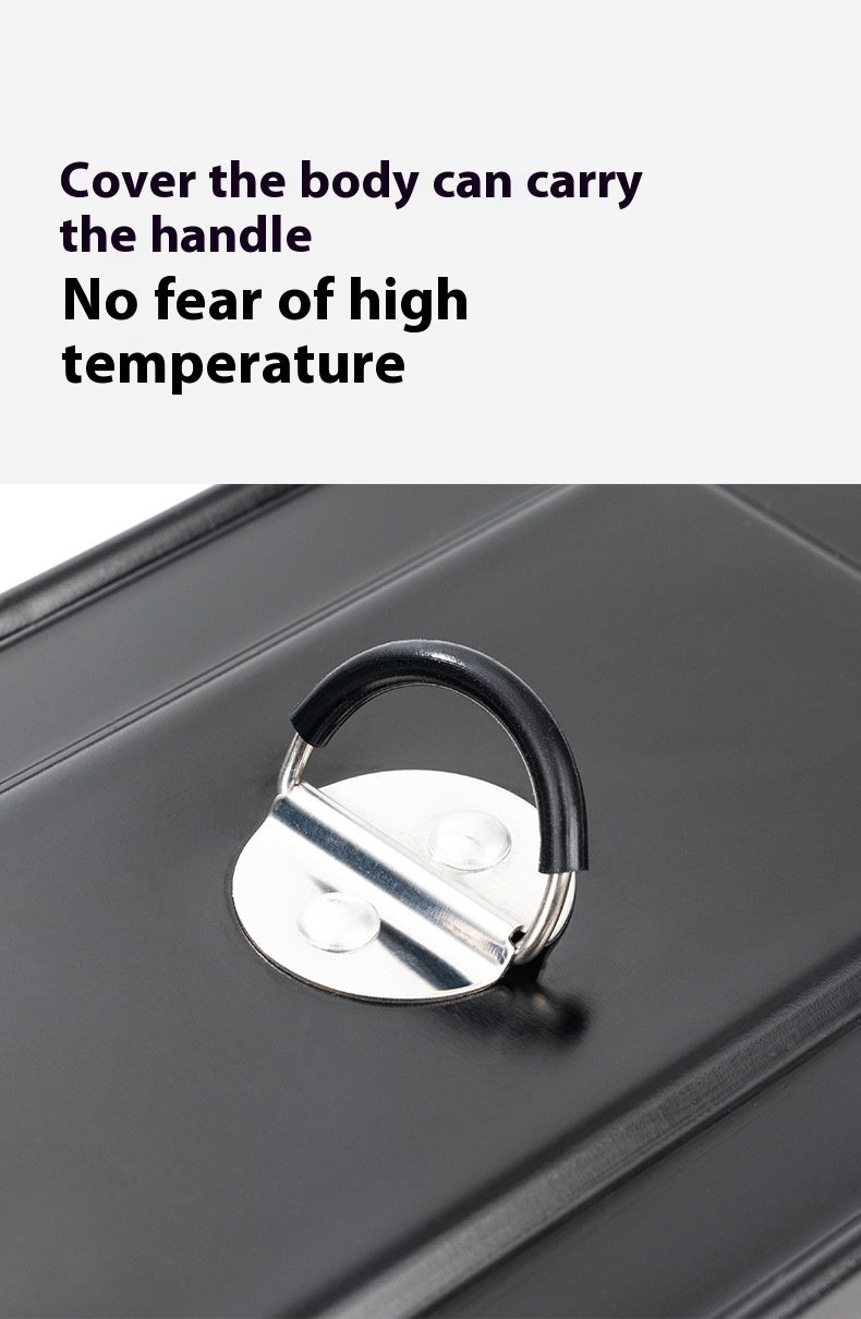 Aluminum Alloy Single Lunch Box Outdoor Camping Lunch Box