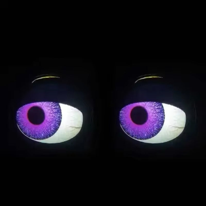 Car Motorcycle 3-inch LED Demon's Eye 12V 15W Modified Lens Devil Eye Eye Lamp
