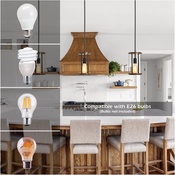 Vintage Rural Lightweight Metal Cage Pendant Light, Excluding Light Bulbs, Cannot Be Shipped On Weekends
