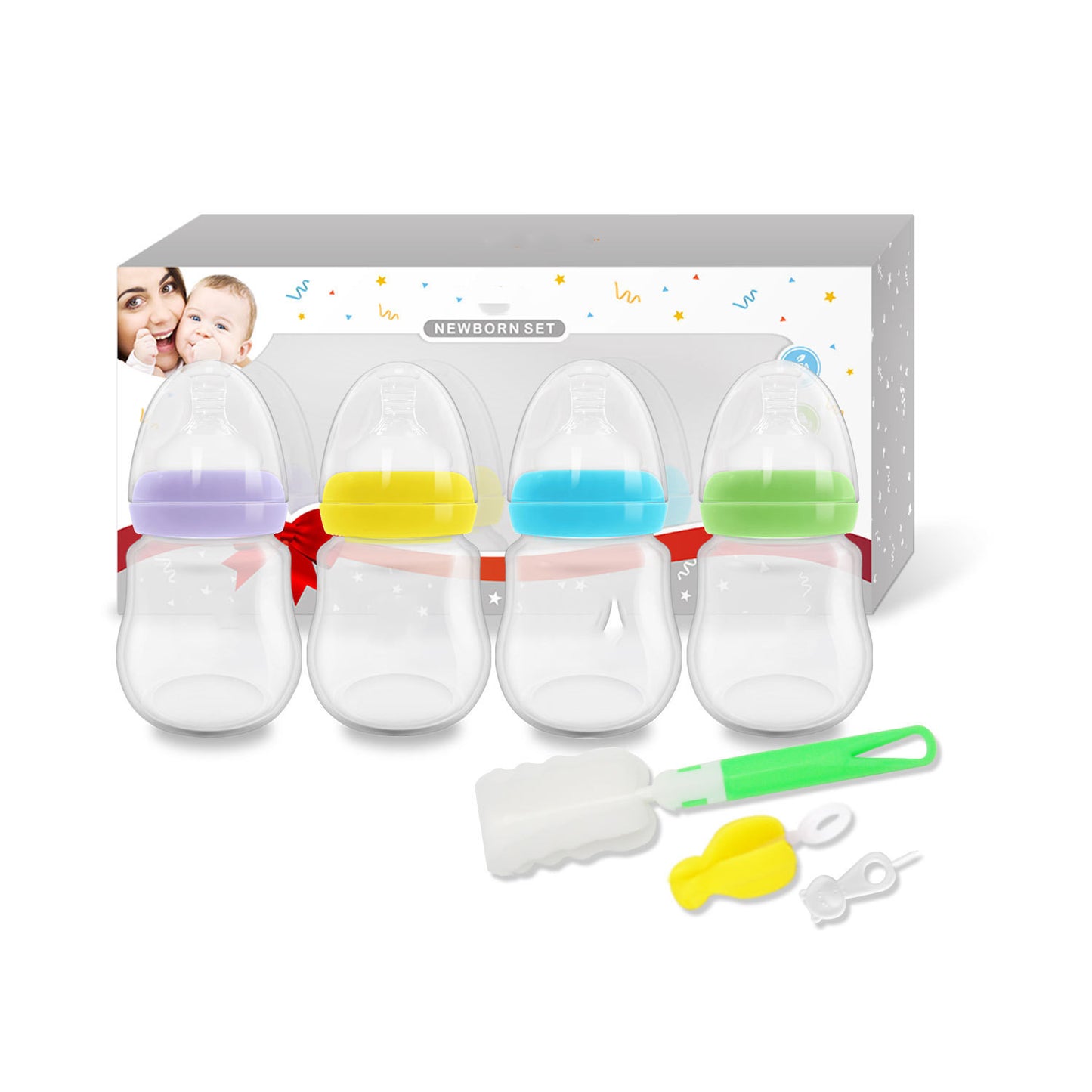 Home Fashion Simple Milk Bottle Gift Set