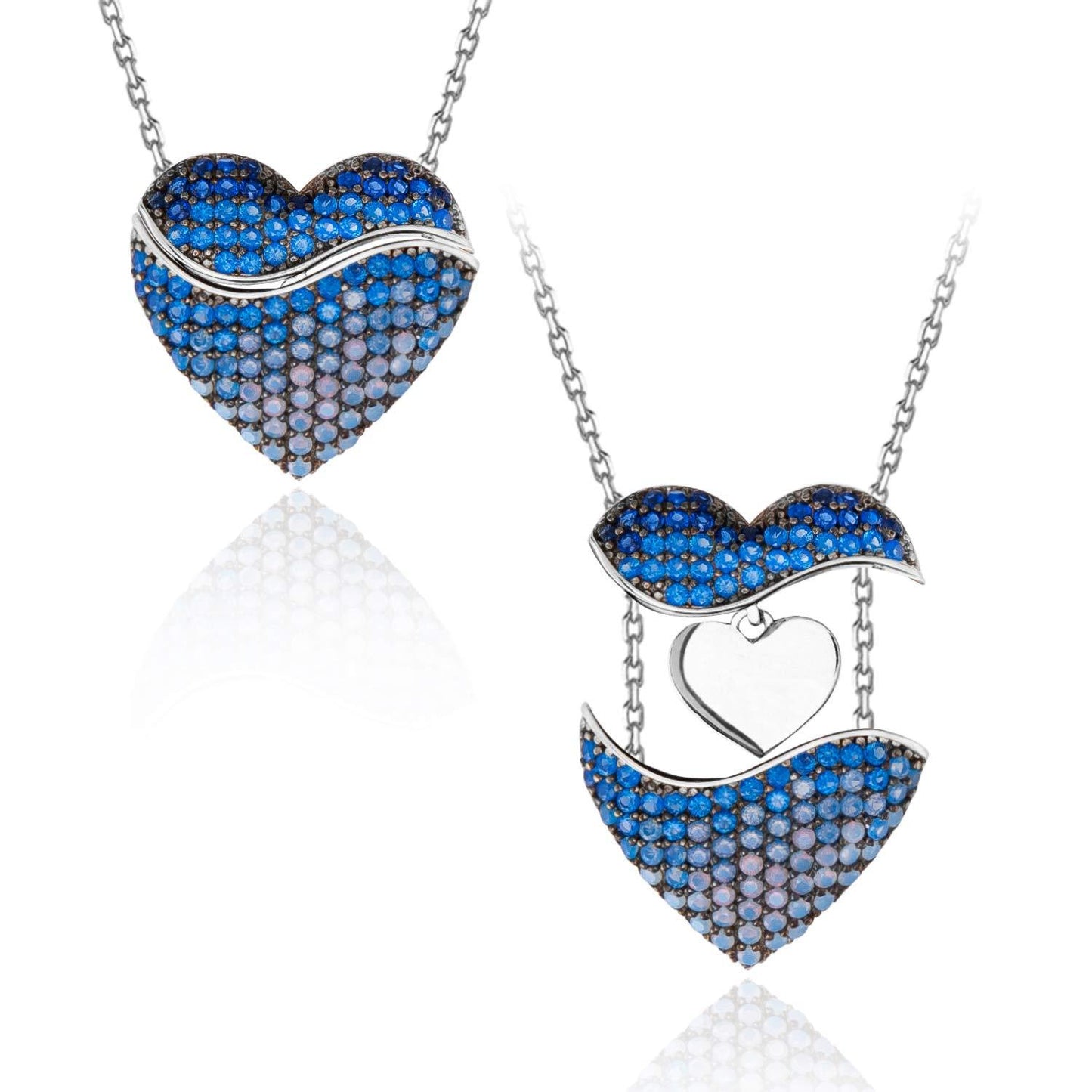 New Hot Sale Heart Pendant Ladies Heart Necklace