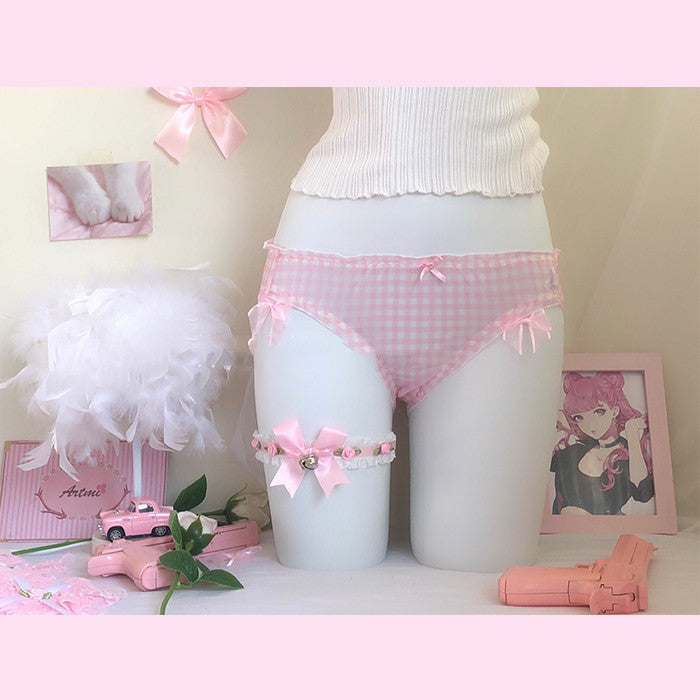 Cute Bell Bow Small Flower Leg Ring