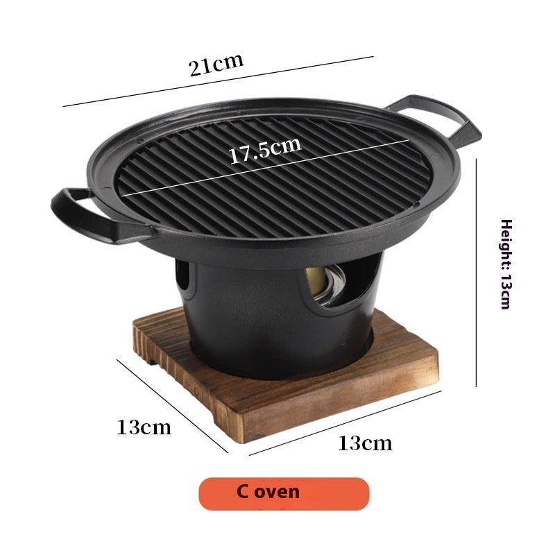 Barbecue Japanese For One Person Barbecue Stove Household Alcohol Stove Outdoor Mini Barbecue Oven Stove Carbon Barbecue Plate AuraRitmo