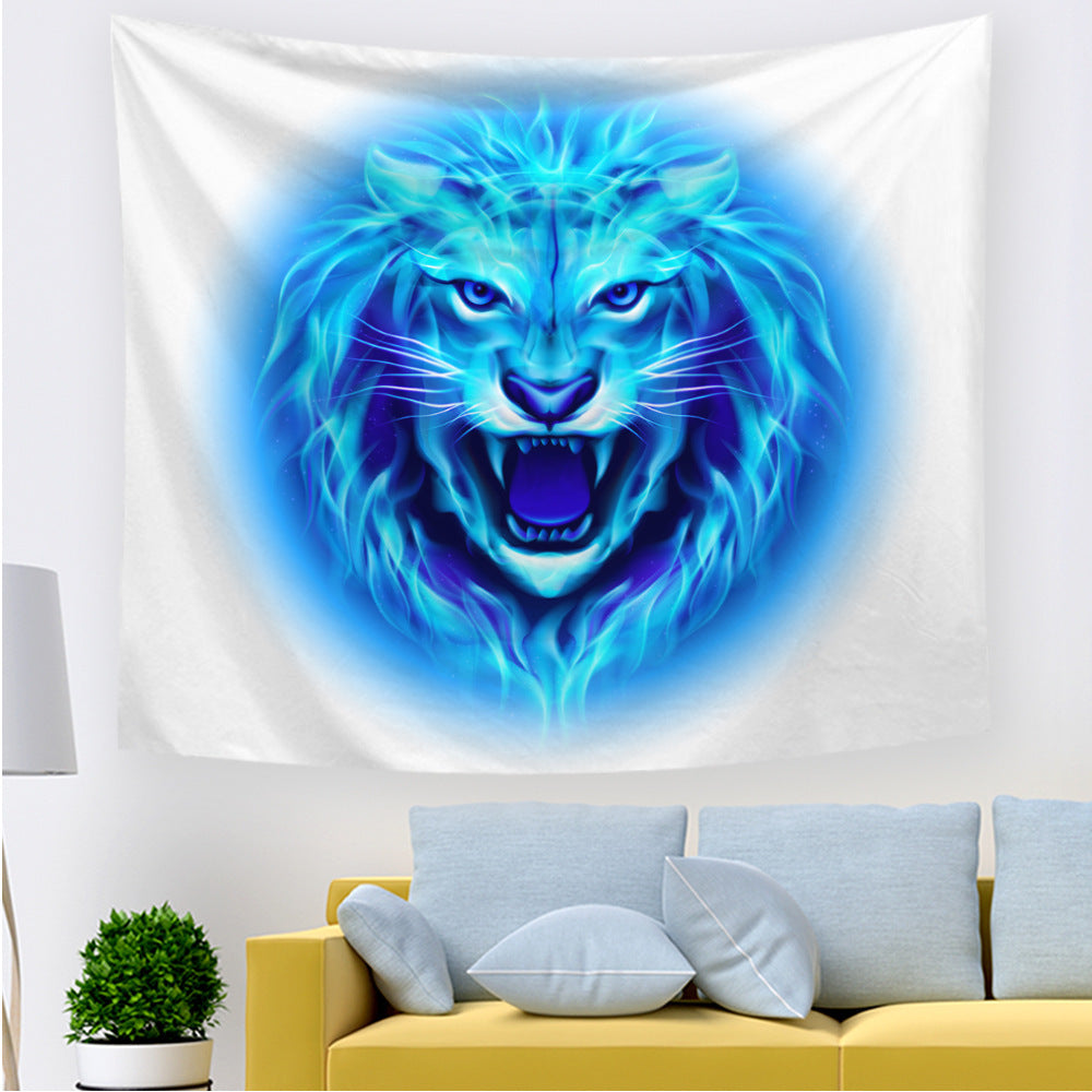 Hot Sale Decorative Cloth Cool Lion Tapestry