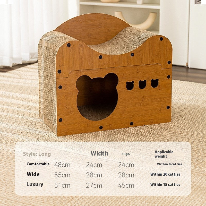 Durable And Comfortable Cat Scratch Board That Does Not Shed Debris