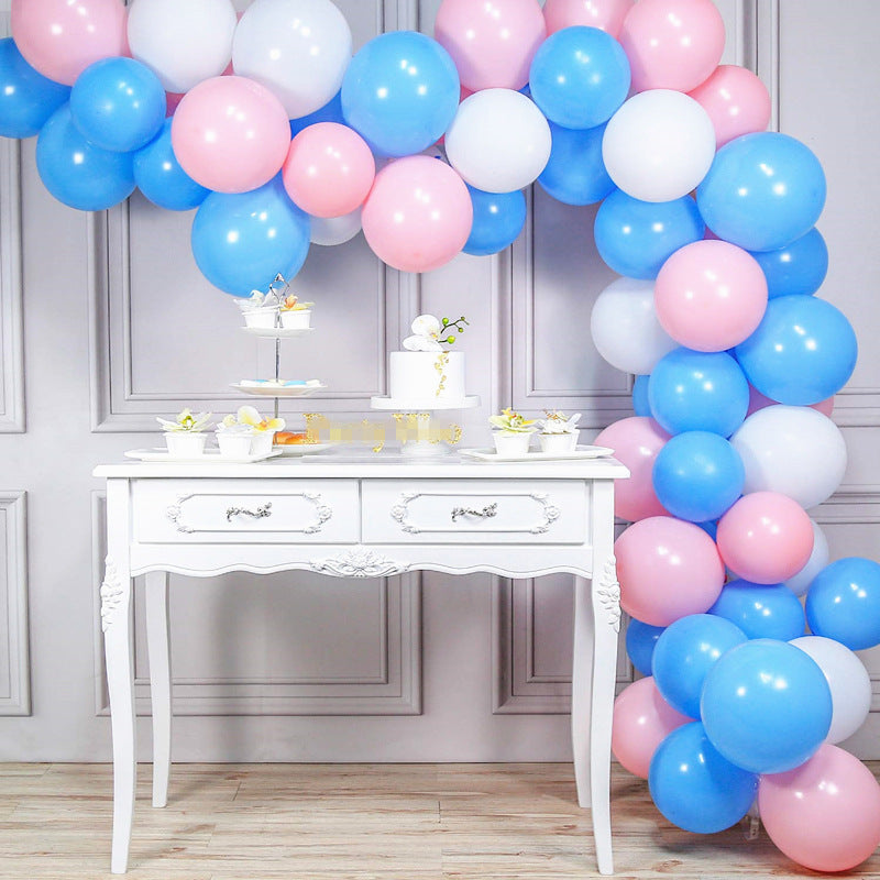 Irregular Balloon Chain Package Birthday Party Decoration 10 Inch Macaron Balloon Supplies