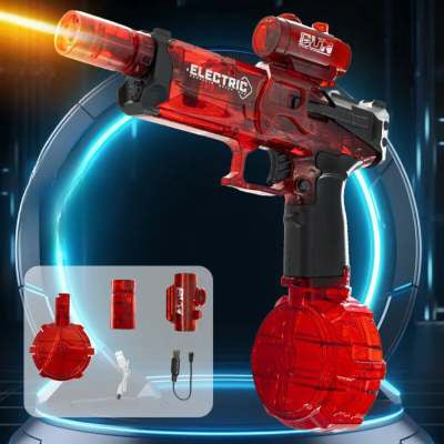 Fire Rat Electric Water Pistol Cool Light Full Automatic Water Spray Gun Summer Toy Sports Entertainment Children Gifts