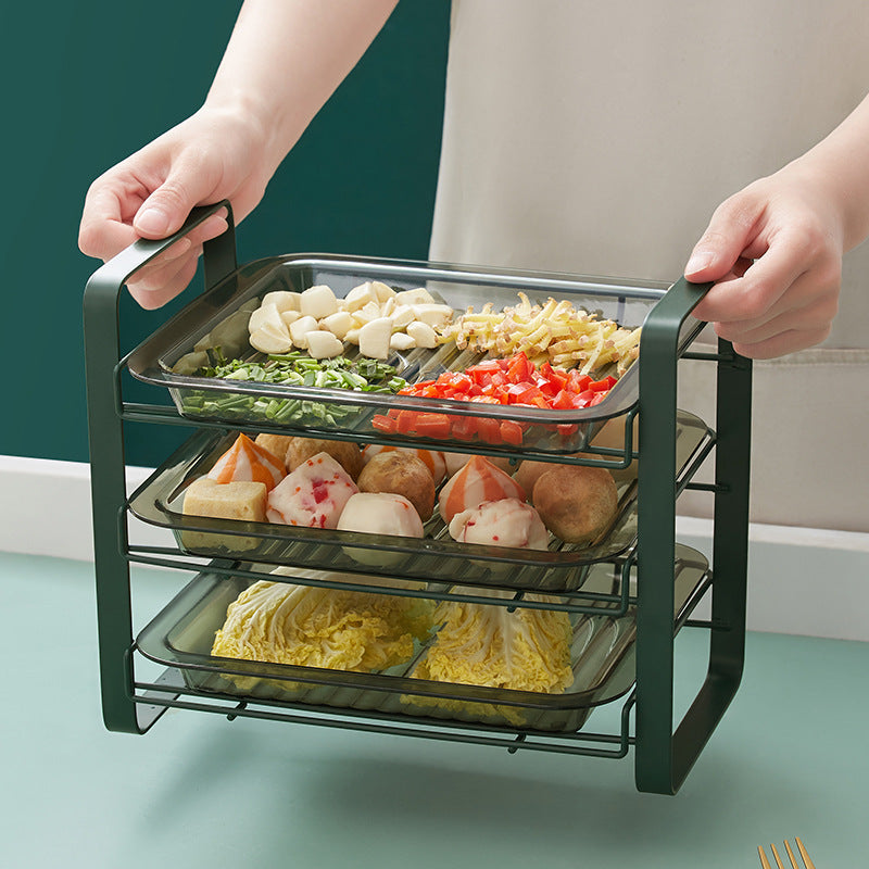 Home Light Luxury Iron Art Storage And Preparation Tray