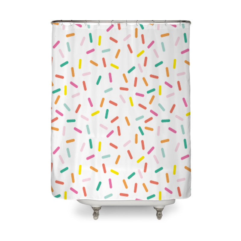 Art Geometric Shower Curtain Waterproof Bathroom Curtain