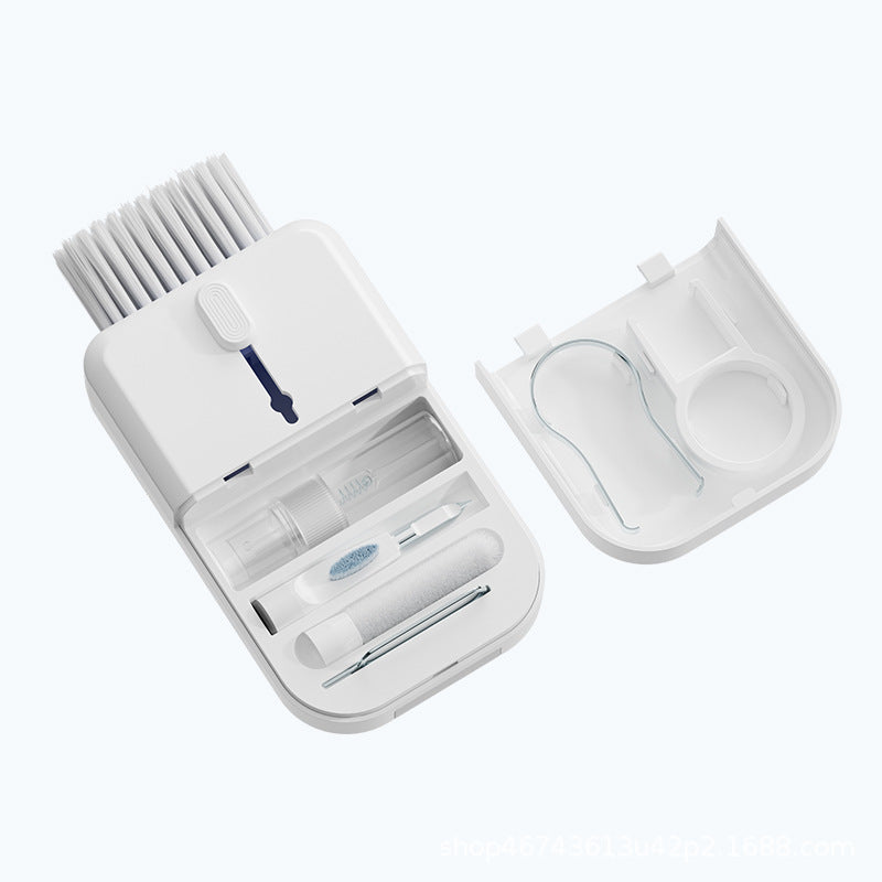 Portable 11 In 1 Multifunctional Cleaning Kit, Computer Keyboard Cleaner, Phone Screen Cleaner Tools, Earphone Clean Brush With Storage Box