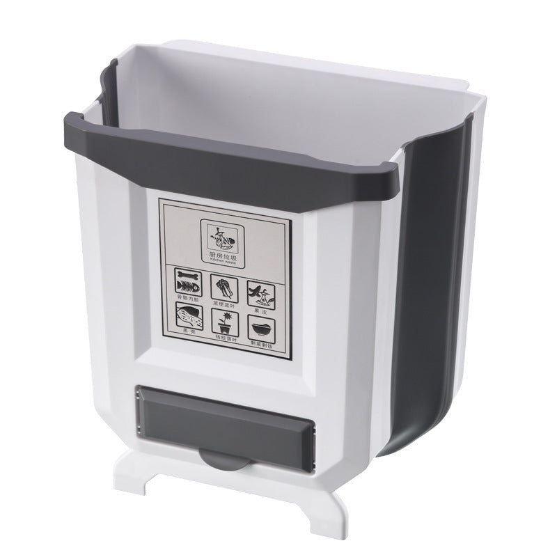 Kitchen Folding Wall Mounted Trash Can AuraRitmo