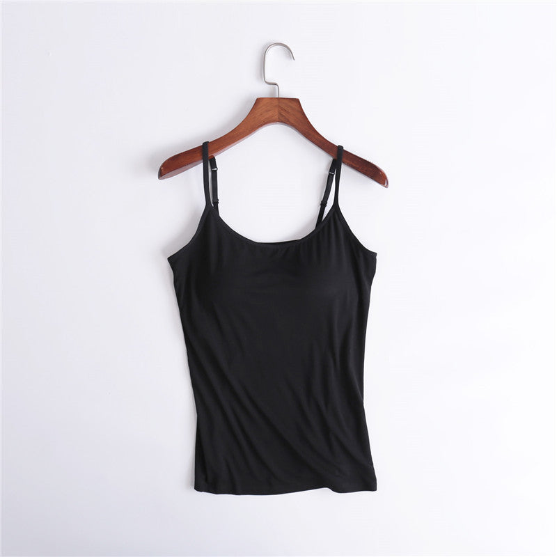 Women's Camisole With Chest Pads Without Wire Cups