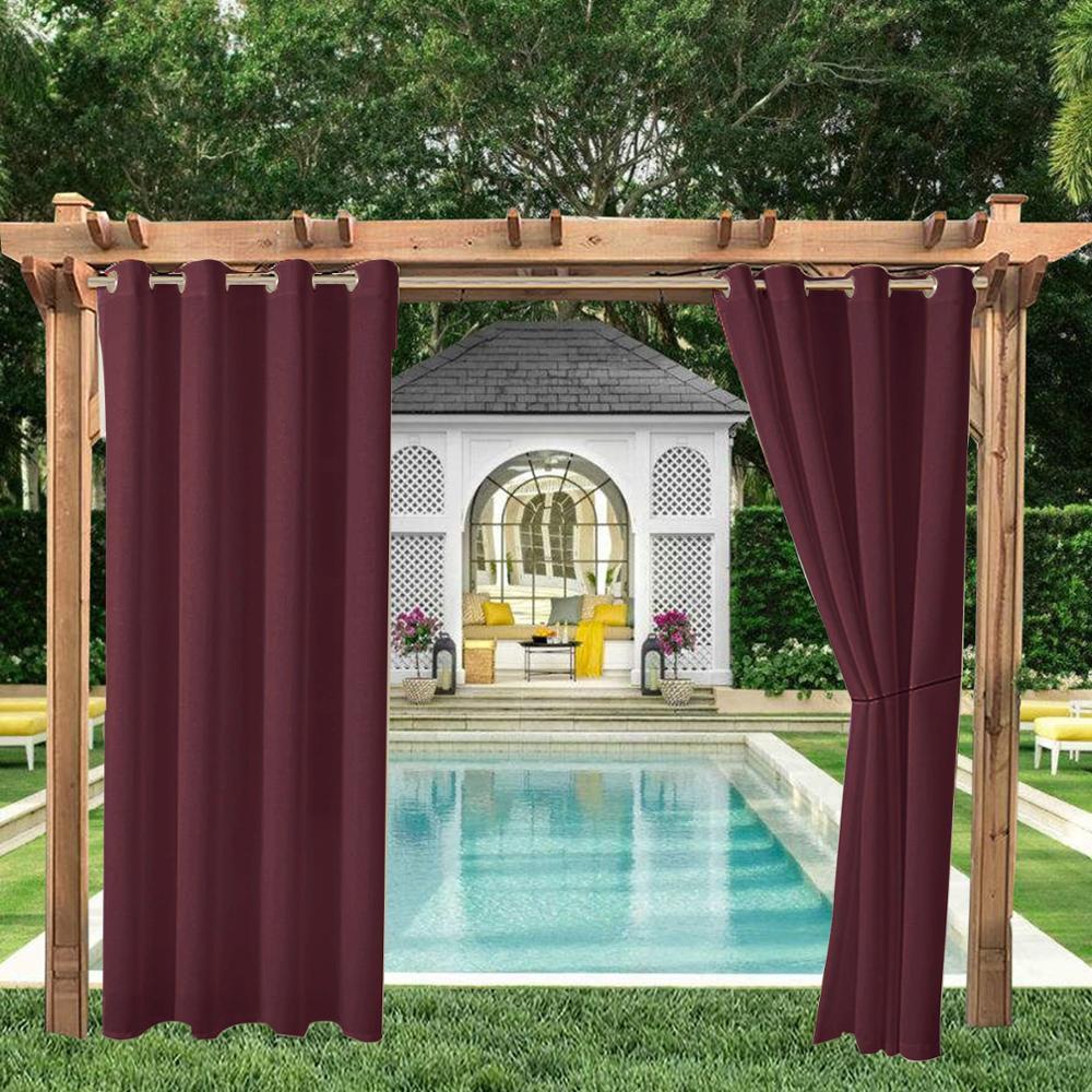 Waterproof Outdoor Pavilion Terrace Curtain Finished Curtain