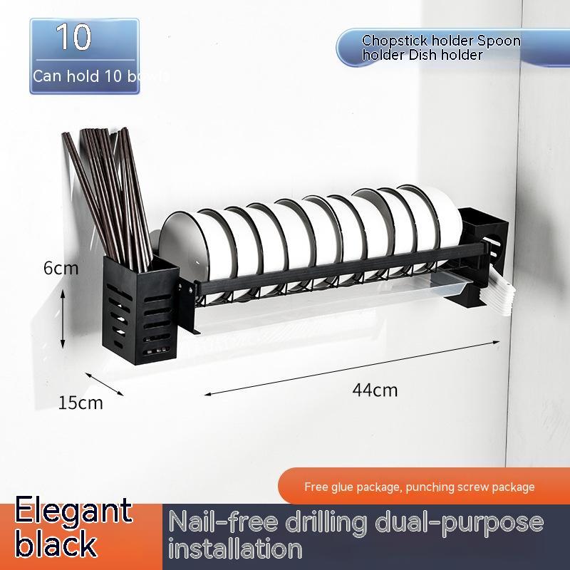 Punch-free Kitchen Wall-mounted Dish Rack
