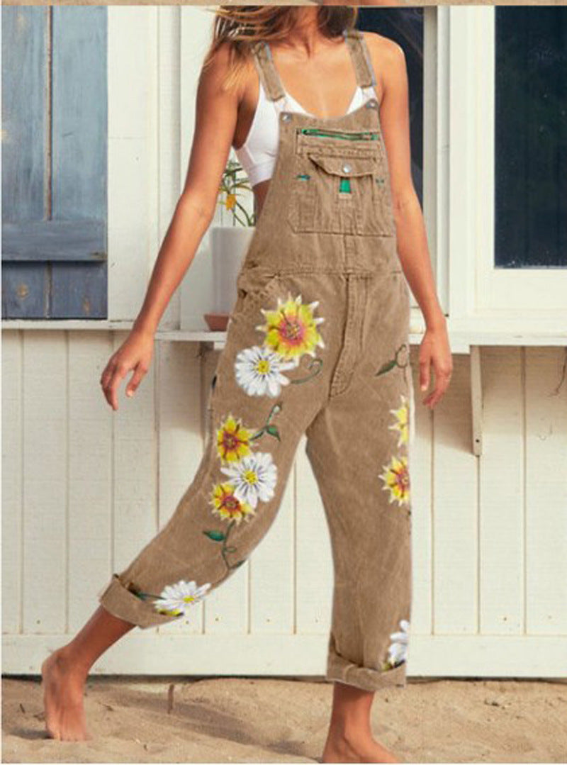 Printing hot sale new overalls