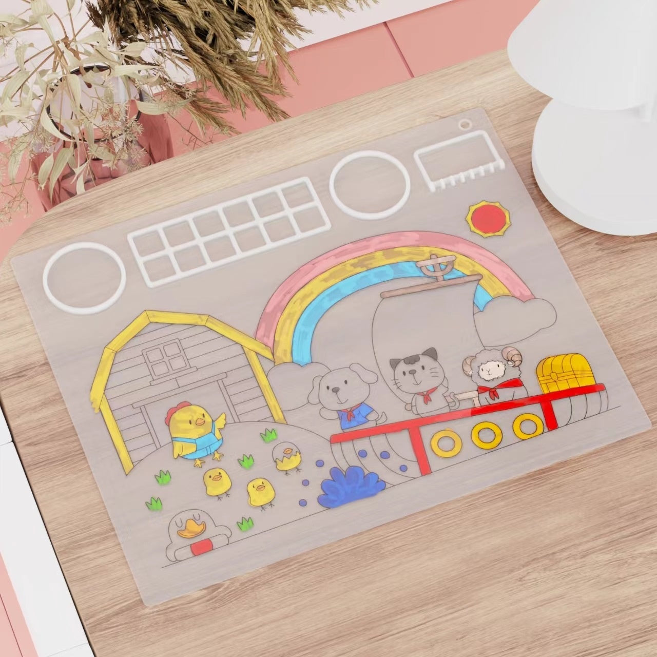 Silicone Double Bowl Painting Graffiti Oil Painting Mat