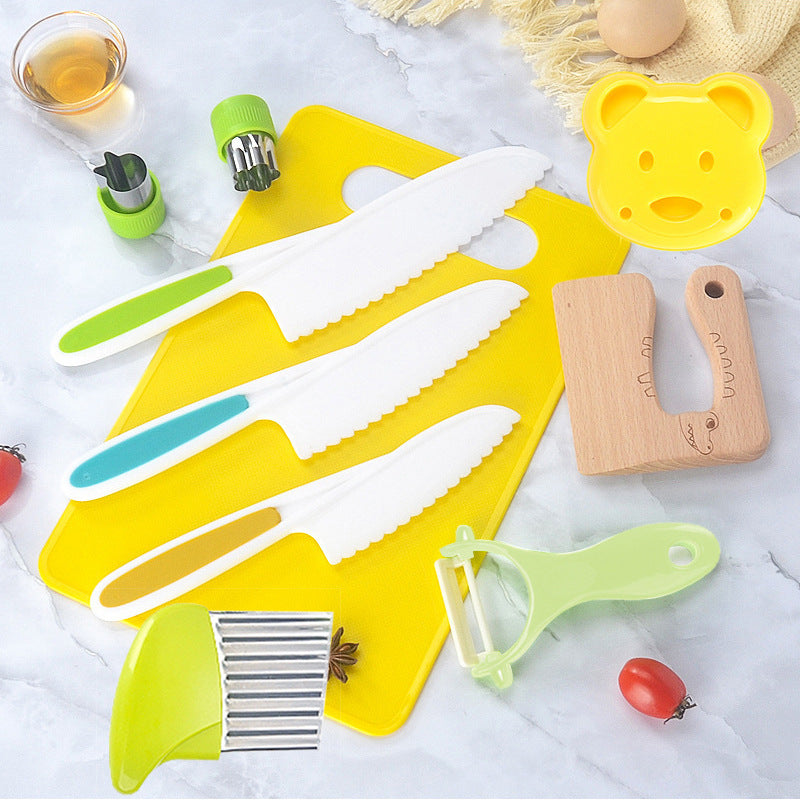 Children's Montessori Kitchen Tools for Toddlers Kids Cooking