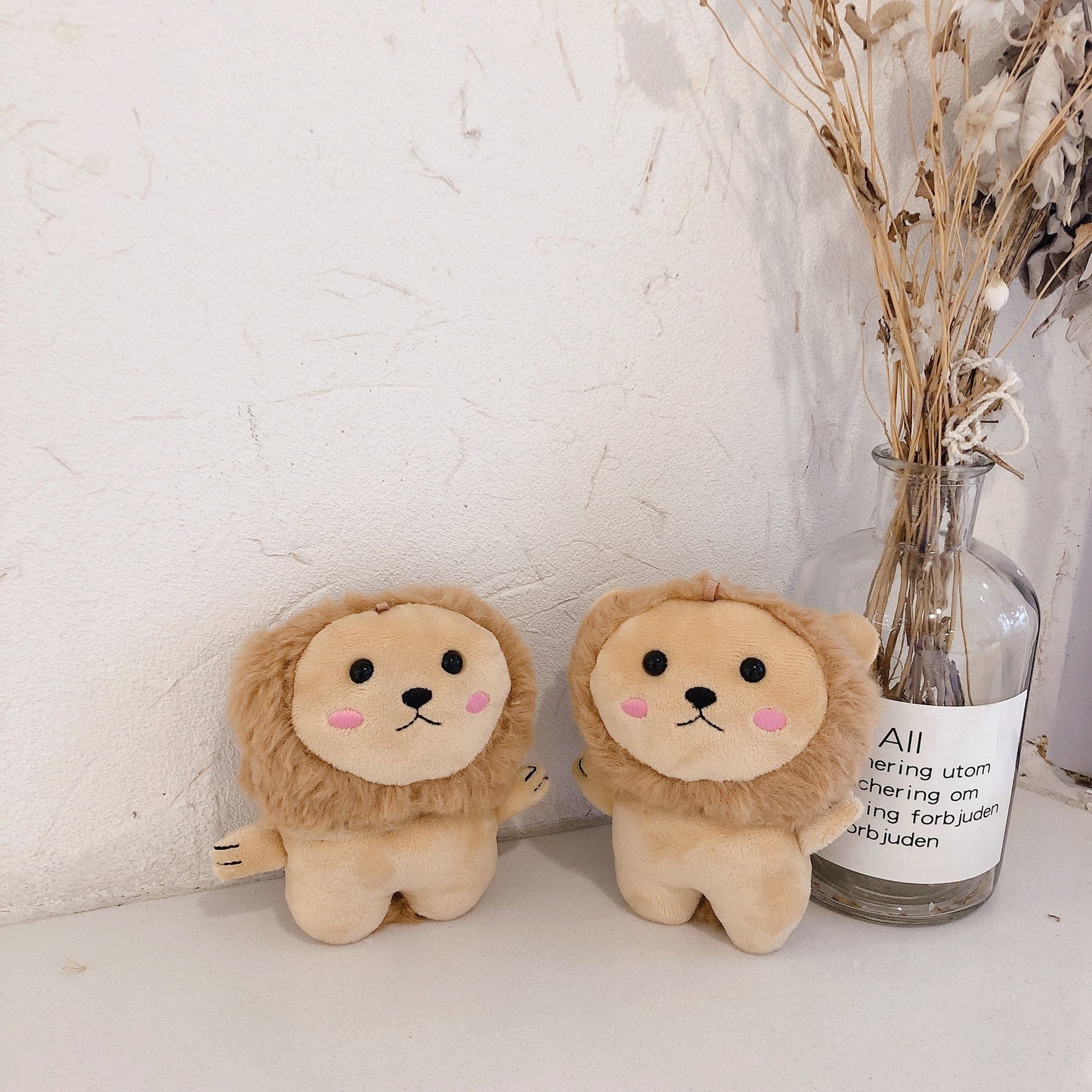 Compatible with Apple, Plush Lion Suitable For Airpods Protective Cover