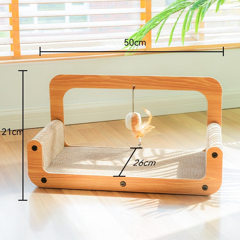 Durable And Comfortable Cat Scratch Board That Does Not Shed Debris