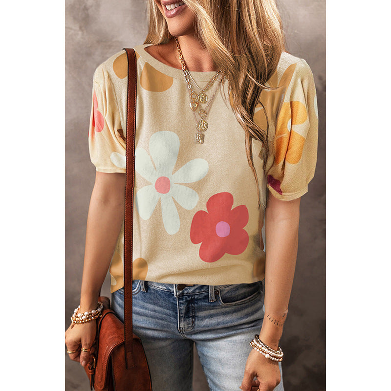 New Multi-color Round Neck Pullover For Women