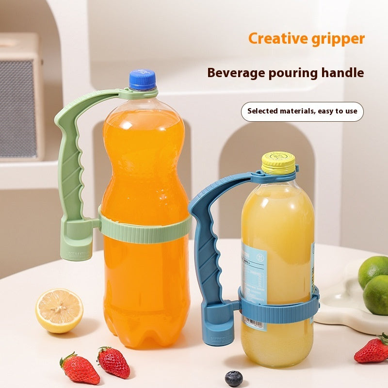 Beverage Bottle Inverted Cup Handle Non-slip Overflow Kitchen Gadgets AuraRitmo