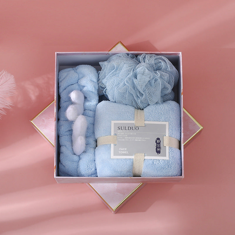 Deer Antler Three Piece Towel Gift Box Set