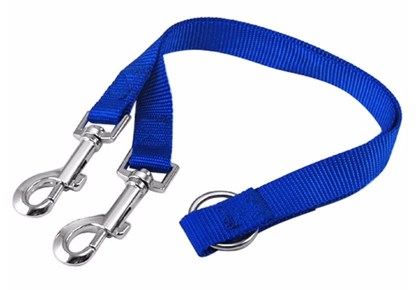 WALK 2 Two DOGS Leash COUPLER Double Twin Lead Walking Leash