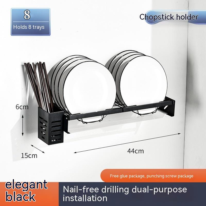 Punch-free Kitchen Wall-mounted Dish Rack