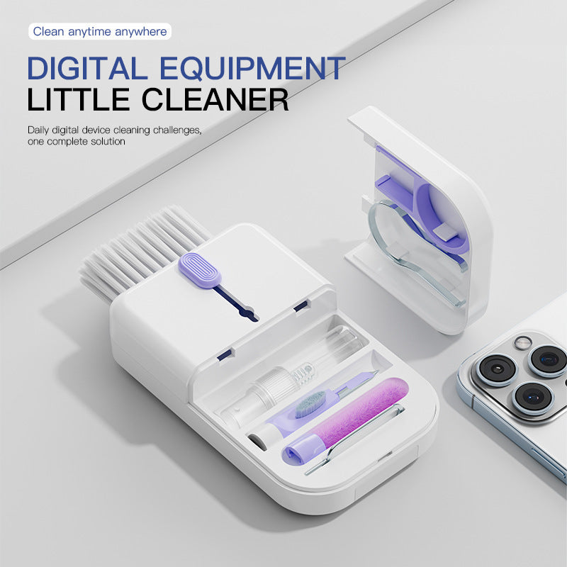 Portable 11 In 1 Multifunctional Cleaning Kit, Computer Keyboard Cleaner, Phone Screen Cleaner Tools, Earphone Clean Brush With Storage Box