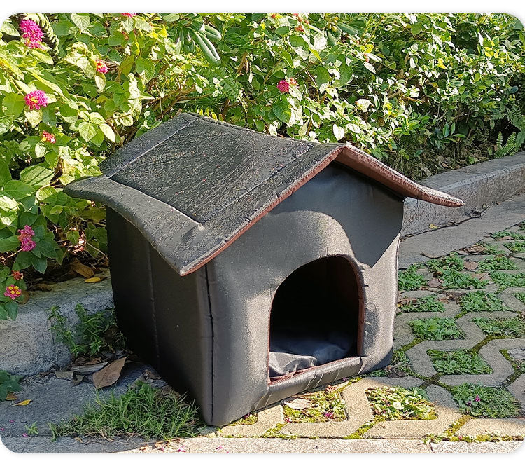 Outdoor Waterproof Shelter For Dogs & Cats