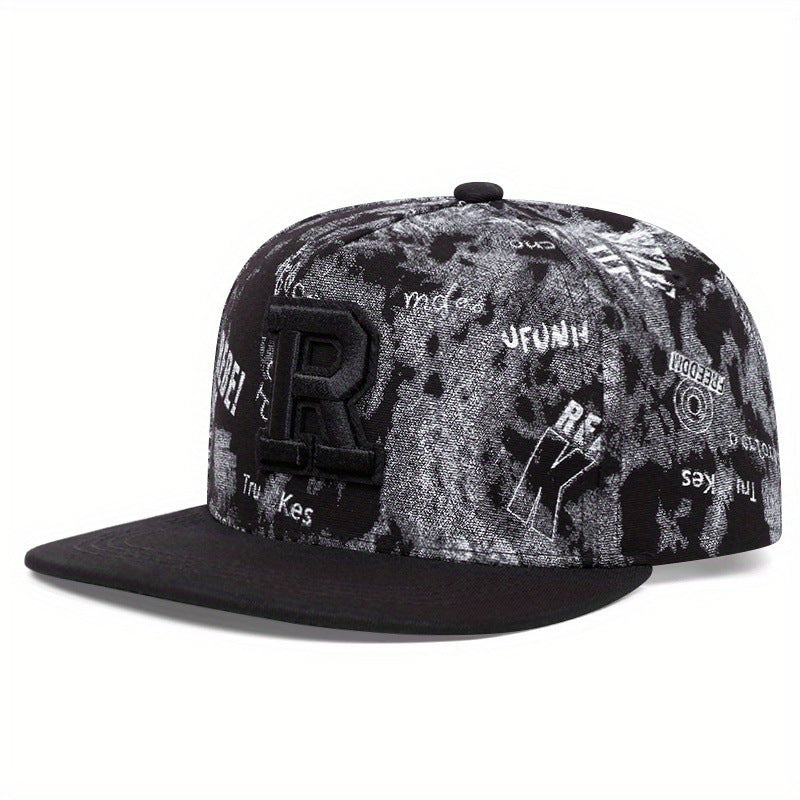 European And American R Letter Embroidery Fashion Street Hip Hop Hat