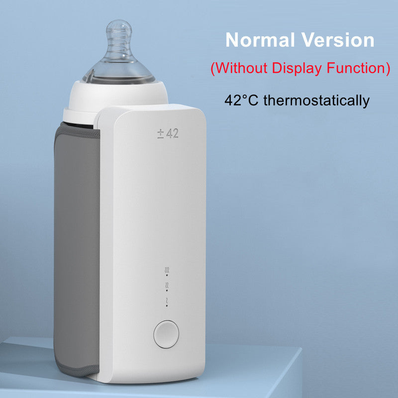 Portable Wireless Rechargeable Baby Bottle Warmer USB Charging And Heating Bag Portable Constant Temperature Milk Warmer Universal Bottle Insulation Sleeve AuraRitmo