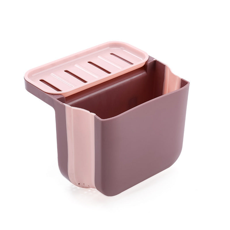Side Wet Garbage Sink Strainer Drain Fruit Vegetable Drainer Basket Suction Cup Sponge Rack Storage Kitchen Tools Filter Shelf AuraRitmo