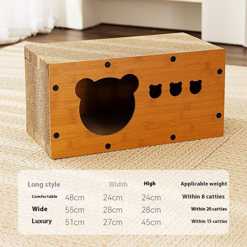 Durable And Comfortable Cat Scratch Board That Does Not Shed Debris