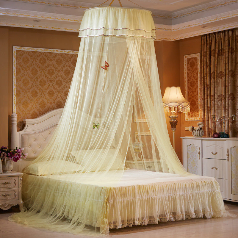 Lace Princess Dome Floor Mosquito Net AuraRitmo
