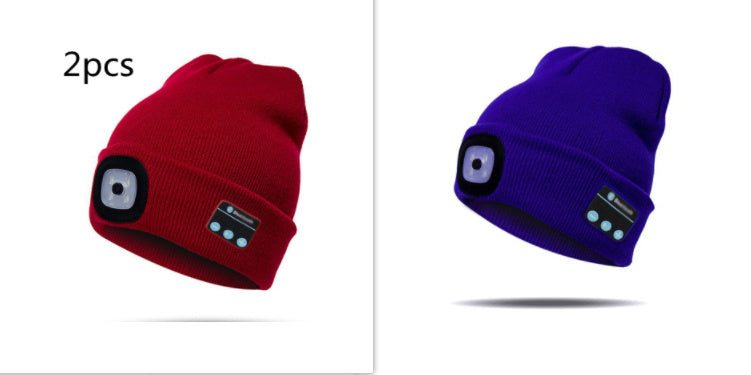 Bluetooth LED Hat Wireless Smart Headset Headphone