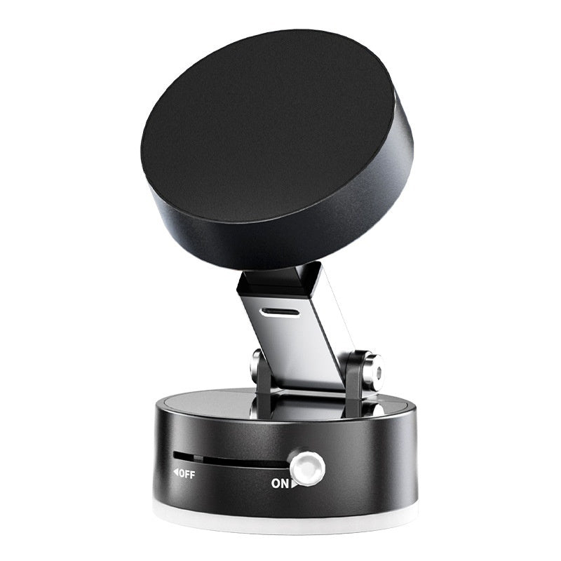 Foldable Magnetic Vacuum Car Phone Holder Foldable Suction Cup With Suction Cup Hands-Free Navigation For Smart Phone AuraRitmo