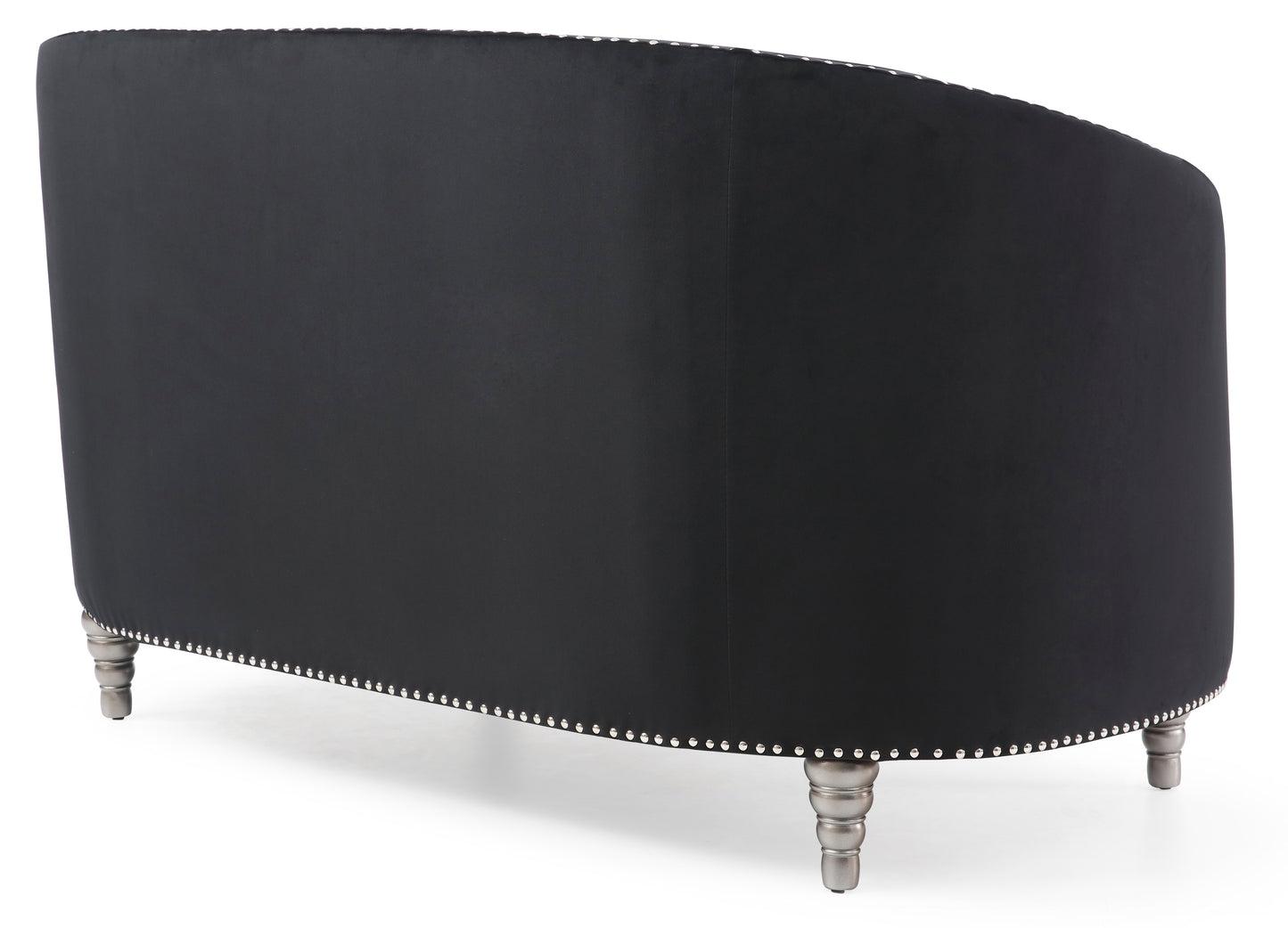 Glory Furniture Dania G853-L Loveseat , BLACK