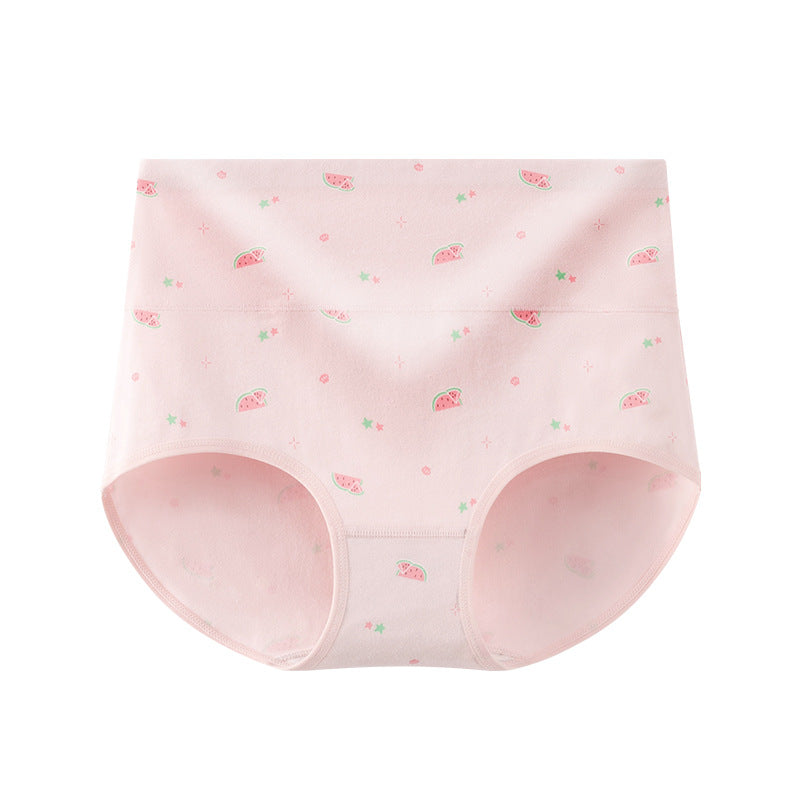 7A Antibacterial High Waist Belly Shaping Panties Cotton Hip Lifting